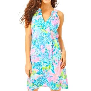 Lilly Pulitzer “Ross” Dress in Fished My Wish Print
